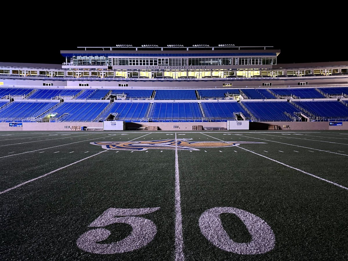 Friday 6pm | Brookings, SD📍
ESPN 2 📺  

No. 1 South Dakota State vs 
No. 5 Albany 

A berth in the FCS National Championship on the line under the lights.