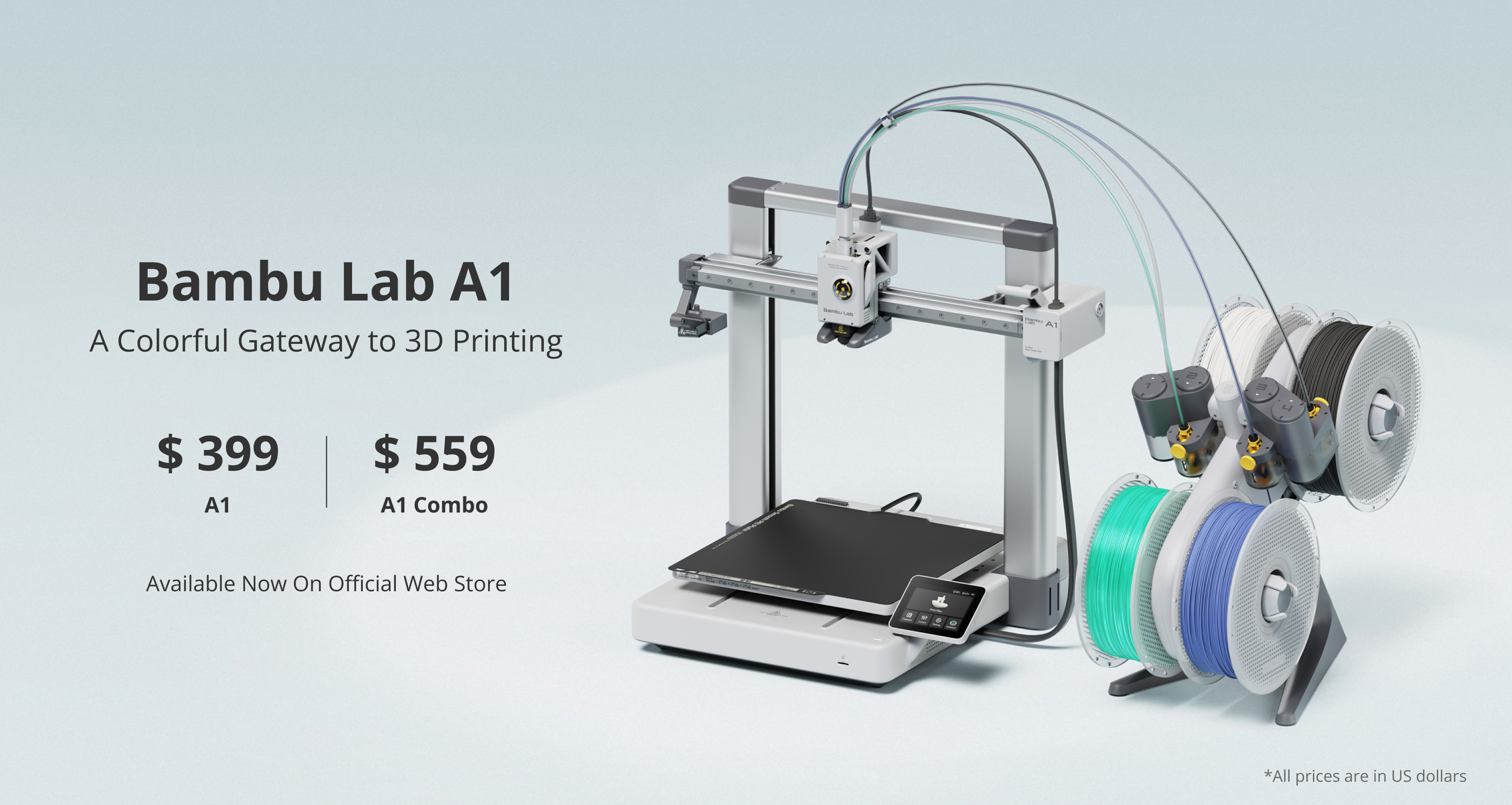 Bambu Lab on X: Introducing Bambu Lab A1—A Colorful Gateway to 3D Printing  once again! Expand the accessibility, stability, and innovation of the A1  series to cater to a wider range of
