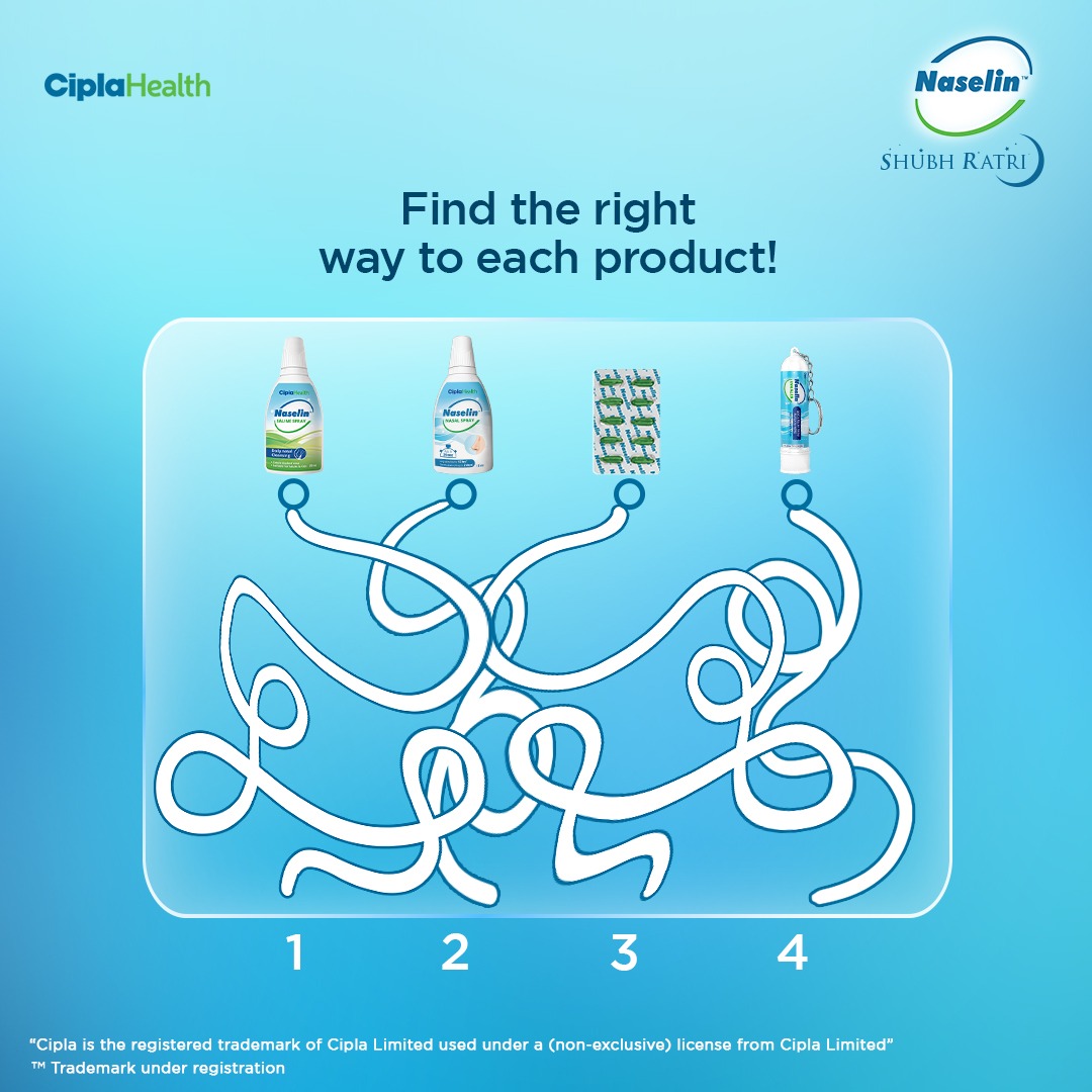 Can you find it? Comment down below and let us know! #CiplaHealth #Naselin #Blockednose #Sleep #ShubhRatri #NasalSpray