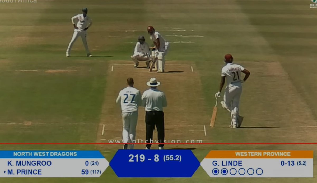 Lovely to see SACS Old Boys, Meeka-eel Prince (North West Dragons) and Daniel Smith (WP Keeper) playing against one another today at Newlands.