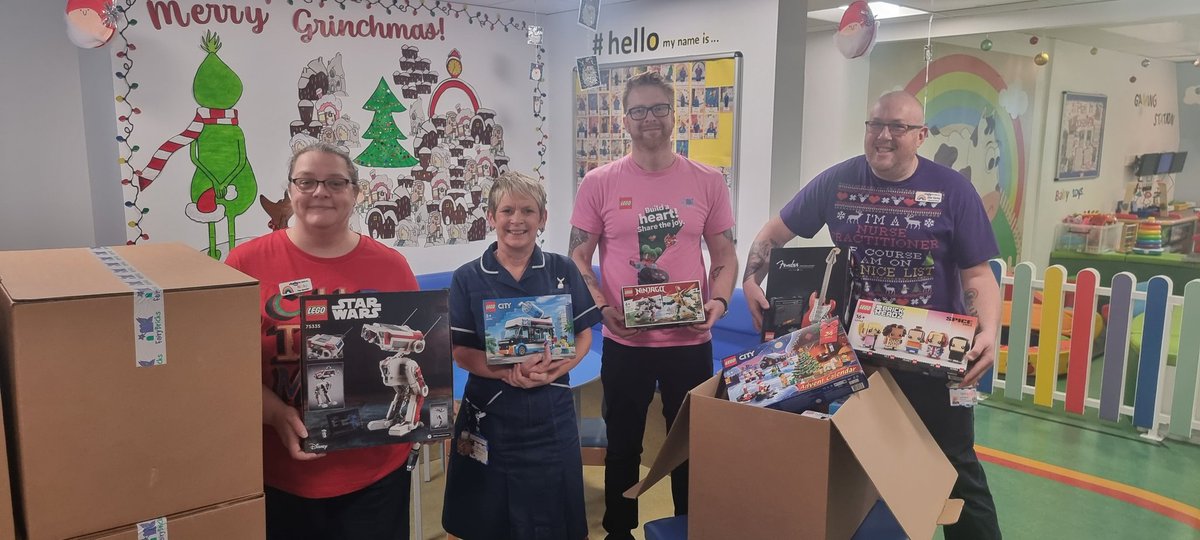 WWL NHS (@wwlnhs) on Twitter photo Thank you <a href="/fairybricks/">Fairy Bricks</a> for a wonderful donation of Lego to our <a href="/RainbowWardWWL/">WWLRainbowWard</a> 🧚🌈🧱
These Lego sets will make our patients smile during their stay in hospital, especially over the Christmas period🤗 Thank you <a href="/fairybricks/">Fairy Bricks</a> for a wonderful donation of Lego to our <a href="/RainbowWardWWL/">WWLRainbowWard</a> 🧚🌈🧱
These Lego sets will make our patients smile during their stay in hospital, especially over the Christmas period🤗