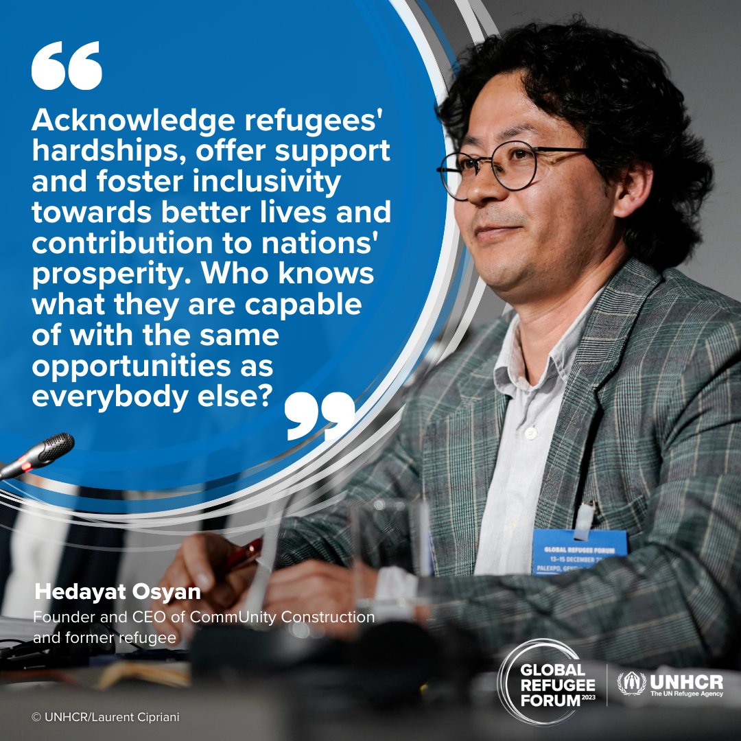 The #RefugeeForum's high-level side event on entrepreneurship and employment emphasized the importance of fostering synergies to improve the contributions of forcibly displaced people to economies. #Inclusion4SharedProsperity