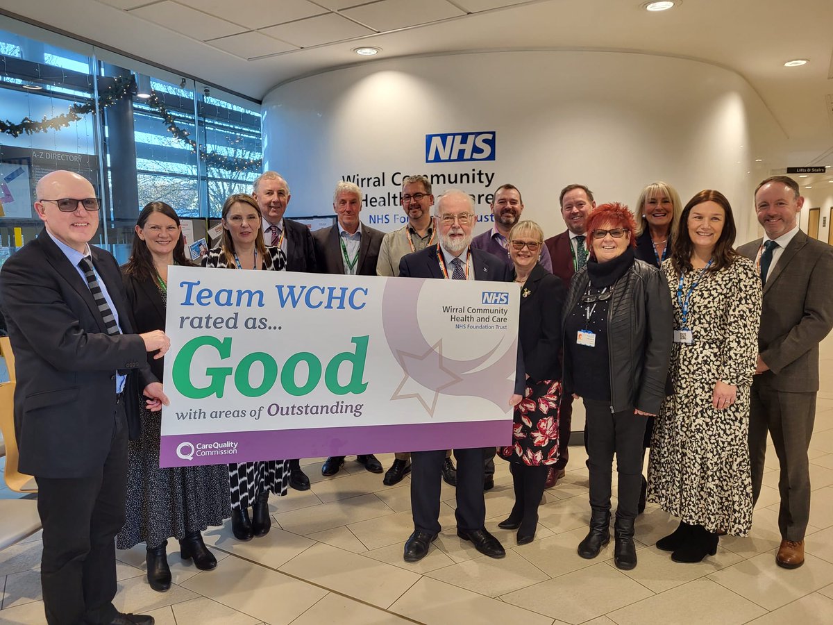 Karen Howell OBE, Chief Executive said "The CQC report highlights the pivotal role that community health and care services play in supporting our local communities to live well. I am immensely proud of the outstanding care our teams deliver every day."
bit.ly/WCHC_CQC