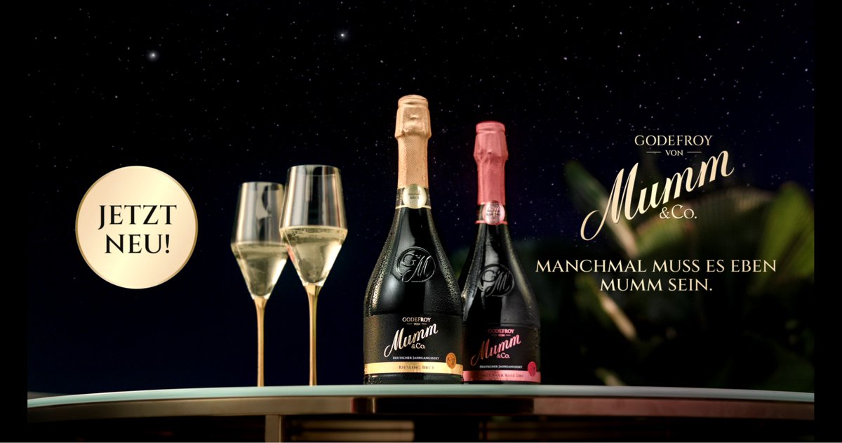 Air Edel's Rupert Cross (@rupertx) arranged the classic Mumm Champagne Hans Zimmer composition for their new campaign, which launched in Germany in November.

@GHMUMM