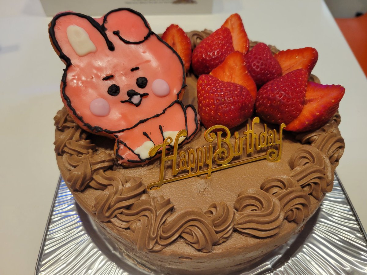 ケーキは旦那&amp;娘合作🎵