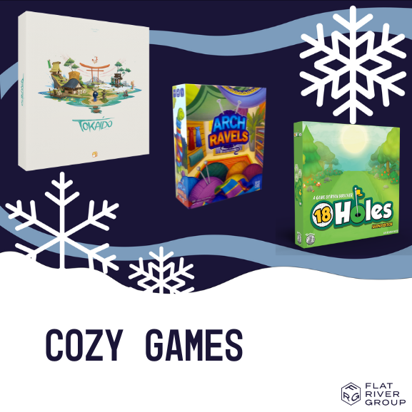 Need cozy games for this holiday?! Cuddle up with these!

🚶Travel the famed road in 𝑻𝒐𝒌𝒂𝒊𝒅𝒐: 𝟏𝟎𝒕𝒉 𝑨𝒏𝒏𝒊𝒗𝒆𝒓𝒔𝒂𝒓𝒚
🧶Make your masterpiece in 𝑨𝒓𝒄𝒉𝑹𝒂𝒗𝒆𝒍𝒔
⛳Hit off-course on purpose in 𝟏𝟖 𝑯𝒐𝒍𝒆𝒔

@funforge <a href="/xyzgamelabs/">XYZ Game Labs</a> <a href="/seabrookstudios/">Seabrook Studios</a>
