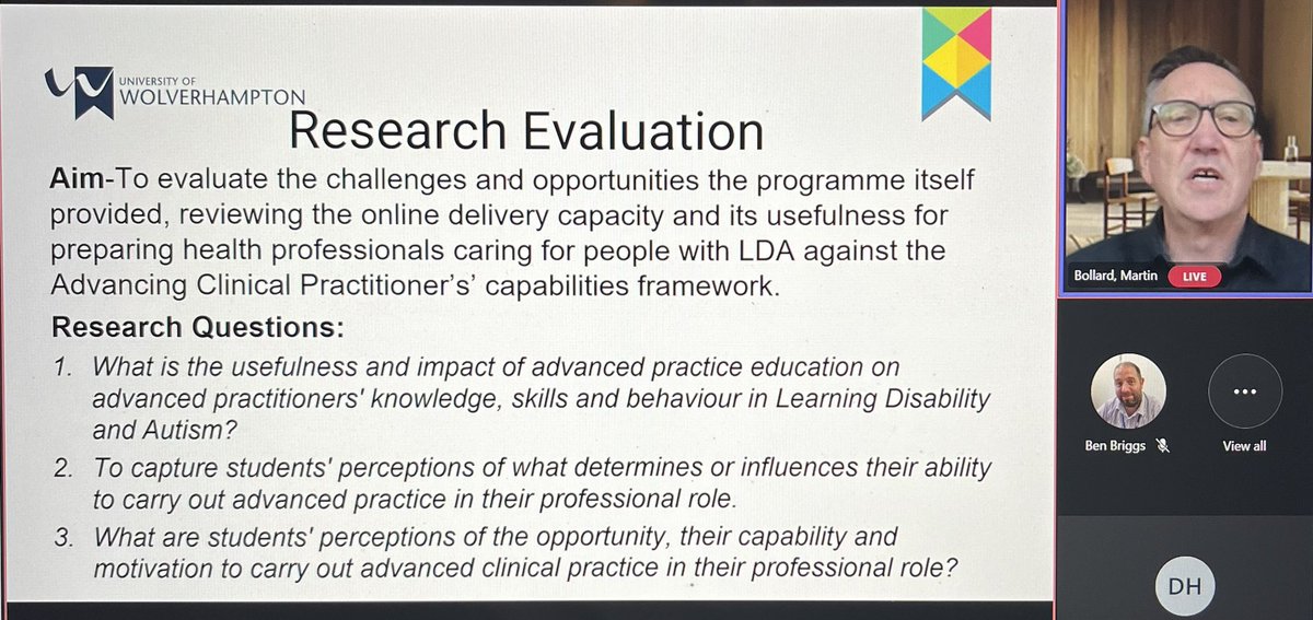 Great to listen to one of our professions respected leaders @BollardMartin Thank you Martin - excellent insights! @teamCNO_ @ukldcnn @WeLDnurses #LDNsymp23