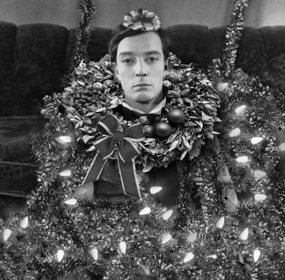 #busterkeaton #christmastrees #christmastree #christmasdecorating #christmasdecorations #christmasdecor #merrychristmas #silentmoviestars #silentmovie #silentmovies