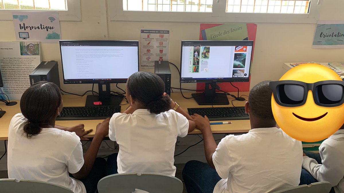 ZLudovic's tweet photo. Apprentissage des techniques de recherches documentaires en cours d’EMI - Sciences avec @docvsm et les 6ème du @CollegePelage #coanimation @acmartinique @SAcmartinique @ProfDocMartinik https://t.co/zan9buuTRc