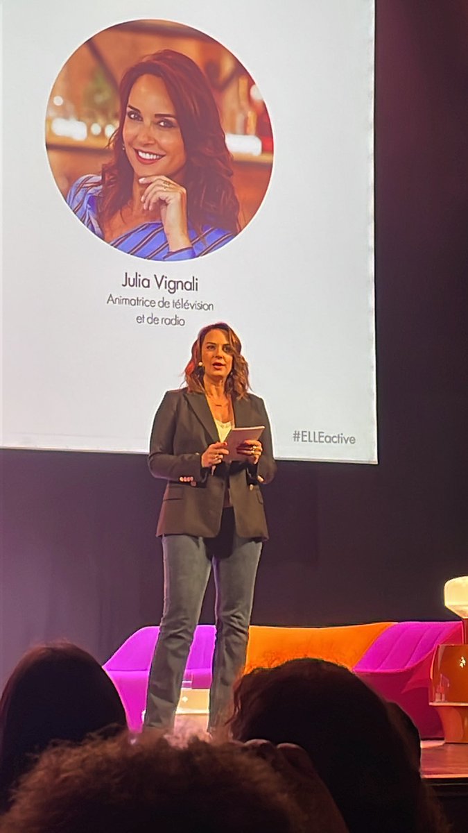 CamilleBataille's tweet photo. C’est parti pour le #ElleActive 2023 animé par @juliavignali en présence de Veronique Philipponnat directrice de @ELLEfranceet Marie-Julie Monnot directrice générale de @lorealparisfr https://t.co/A6zcOL15bU