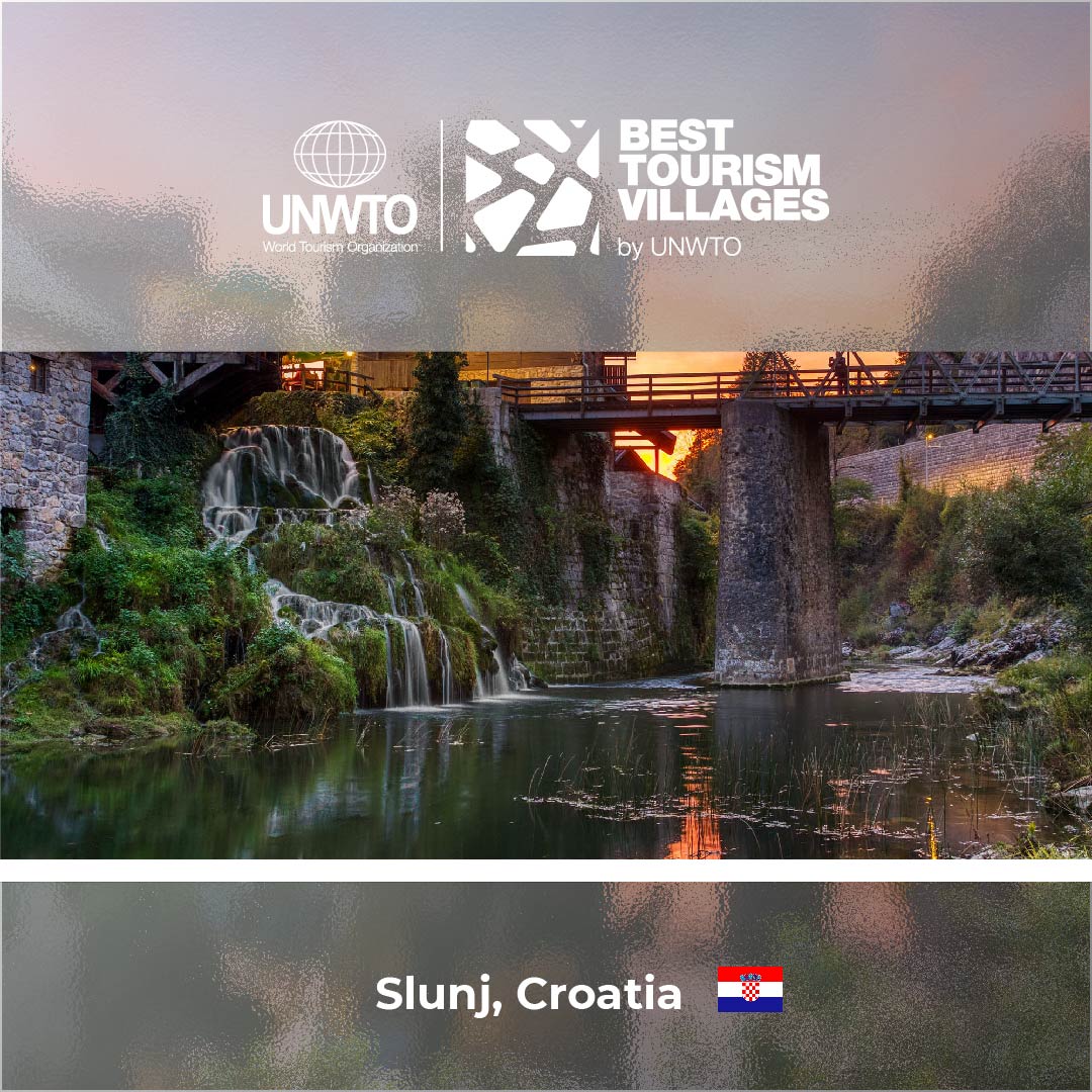 🌍 Slunj: Where rivers meet, heritage speaks

🌿Water Secrets project: Sustainable landscapes
🎶Culture preserved through songs, dances
🏰Historical restoration, Mill Days celebrations
🌳Natura 2000, Green initiatives for eco-responsibility

🔗unwto.org/tourism-villag…

<a href="/BTV_UNWTO/">Best Tourism Villages by UN Tourism</a>