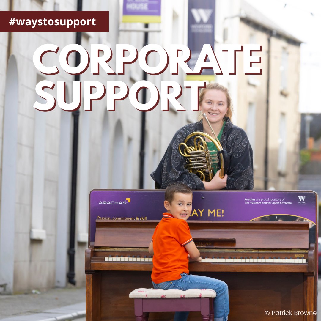 There are many ways and levels in which your company can support us, from production sponsorship to joining our business circle. We are open to having a conversation on what type of sponsorship is right for your business. Contact Adeline Minchin today at adeline@wexfordopera.com