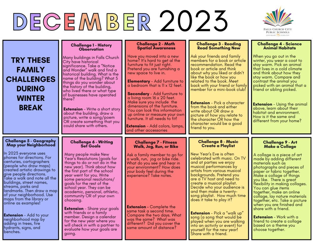 Try These Family Challenges Over Winter Break fccps.org/article/137320…