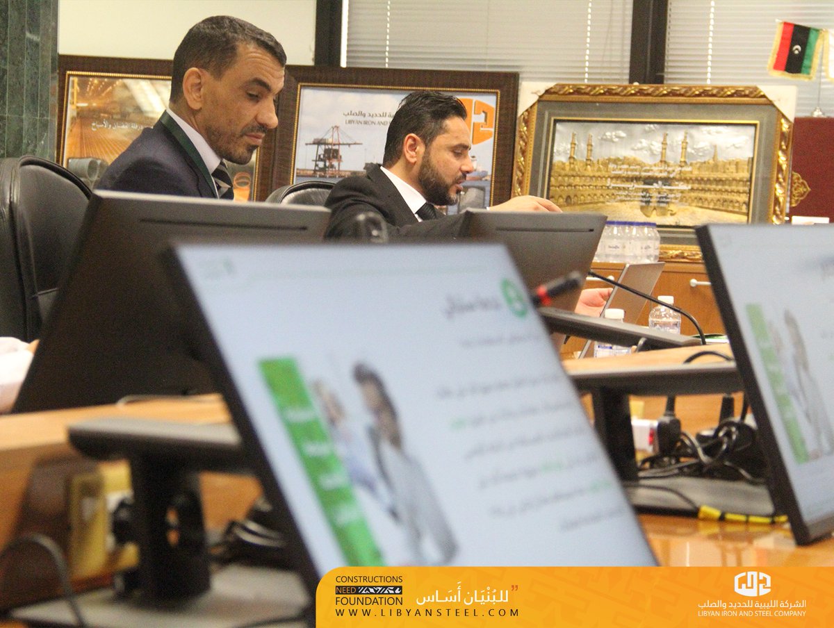 شركة المدار في ضيافتنا.

استقبل اليوم الخميس السيد رئيس مجلس إدارة الشركة "د.محمد عبدالملك الفقيه"وفداً من شركة المدار للاتصالات، حيث رحّب "الفقيه" بممثلي شركة المدار مثنياً على جهودهم وحرصهم على تقديم الأفضل.
الشركة الليبية للحديد والصلب.. للبنيان أساس.