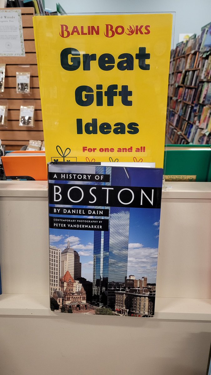 TONIGHT! Please join us tonight, Dec 14th at 6:30 to meet Daniel Dain with his book, A History of Boston.
