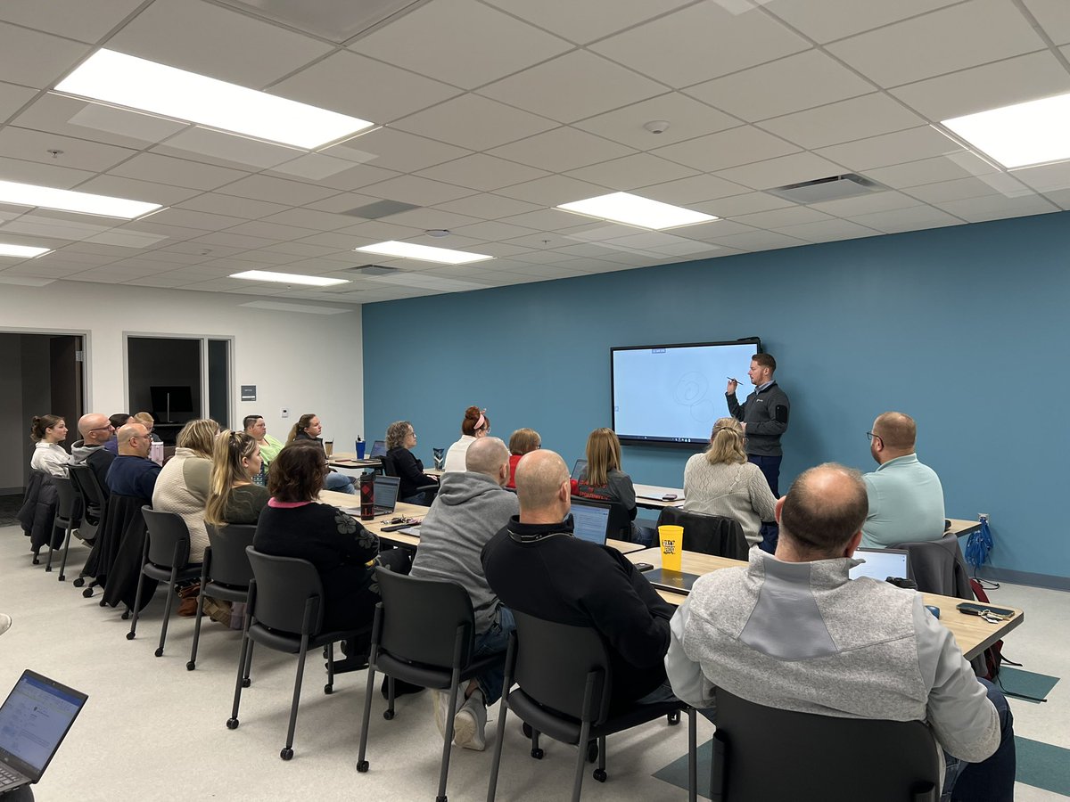 Learning about the Clevertouch Boards in our new space! <a href="/Newark_Schools/">Newark City Schools</a>