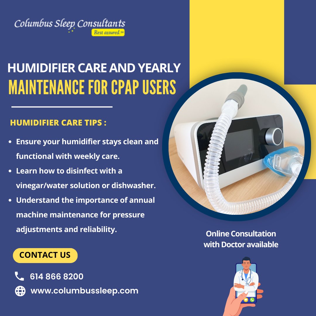 Keep your CPAP game strong! 📷

#CPAPCare #SleepWell #ColumbusSleepConsultants #SleepTech #HumidifierMaintenance #BetterSleepBetterLife #SleepApneaCare #GoodNightSleep #ColumbusSleepConsultants #SleepDoctor #SleepClinic #SleepProblems #Columbus #Ohio #Dublin