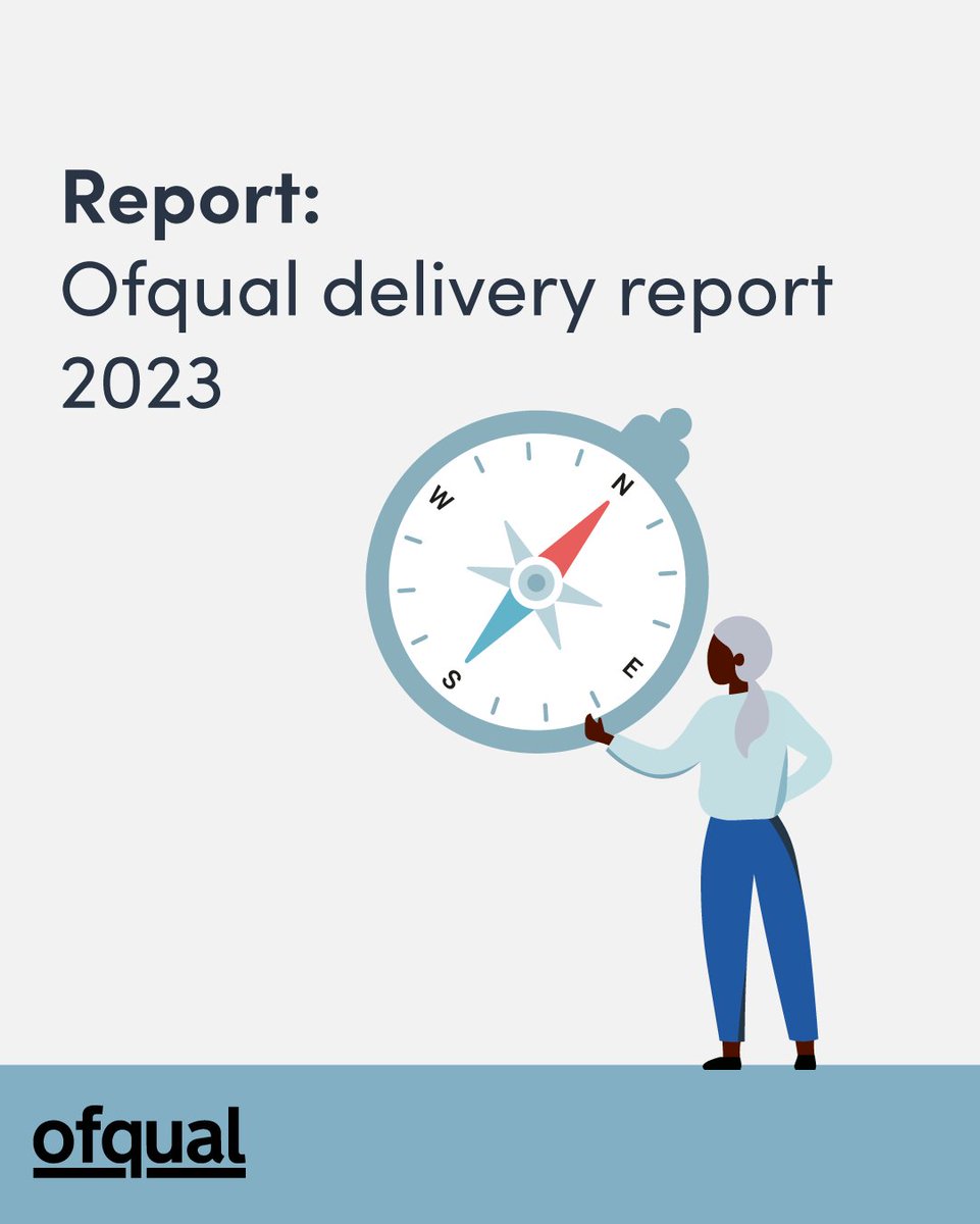 Ofqual has published its 2023 delivery report covering GCSE, AS and A levels, vocational and technical qualifications and apprenticeship end-point assessments. Find out more: ⬇️ gov.uk/government/pub…