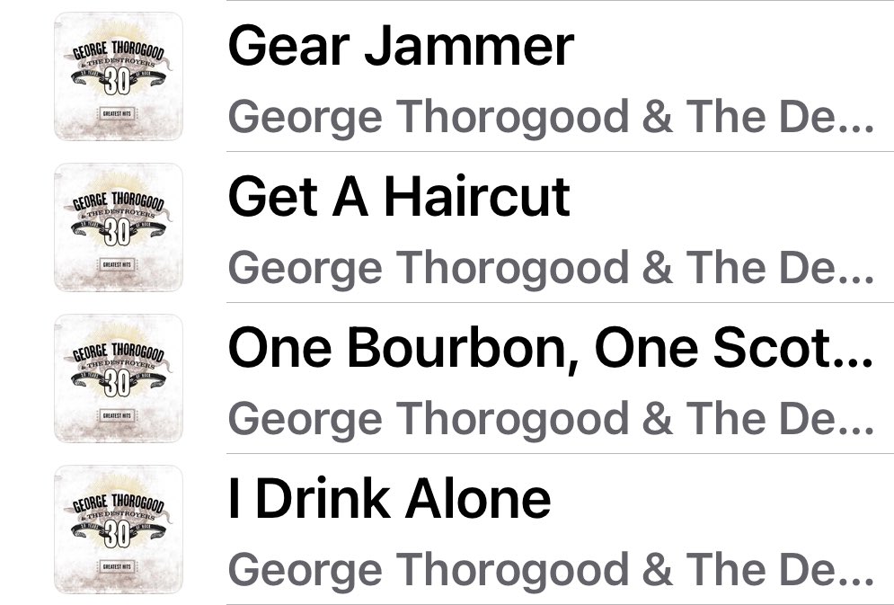 #NowPlaying 
#GeorgeThorogood #RockBlock