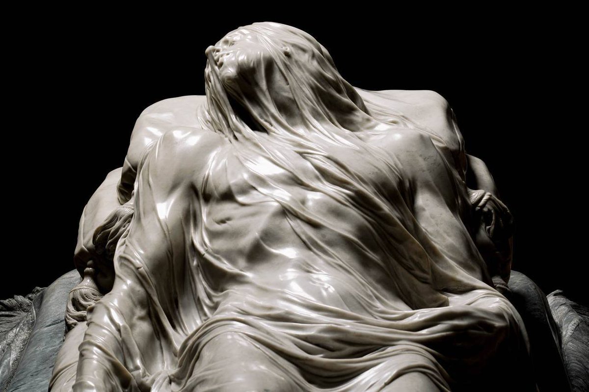 andtartary2's tweet image. The Veiled Christ is a 1753 marble sculpture by Giuseppe Sanmartino displayed in the Sansevero Chapel in Naples (Italy). The Veiled Christ is considered one of the most remarkable sculptures in the world.