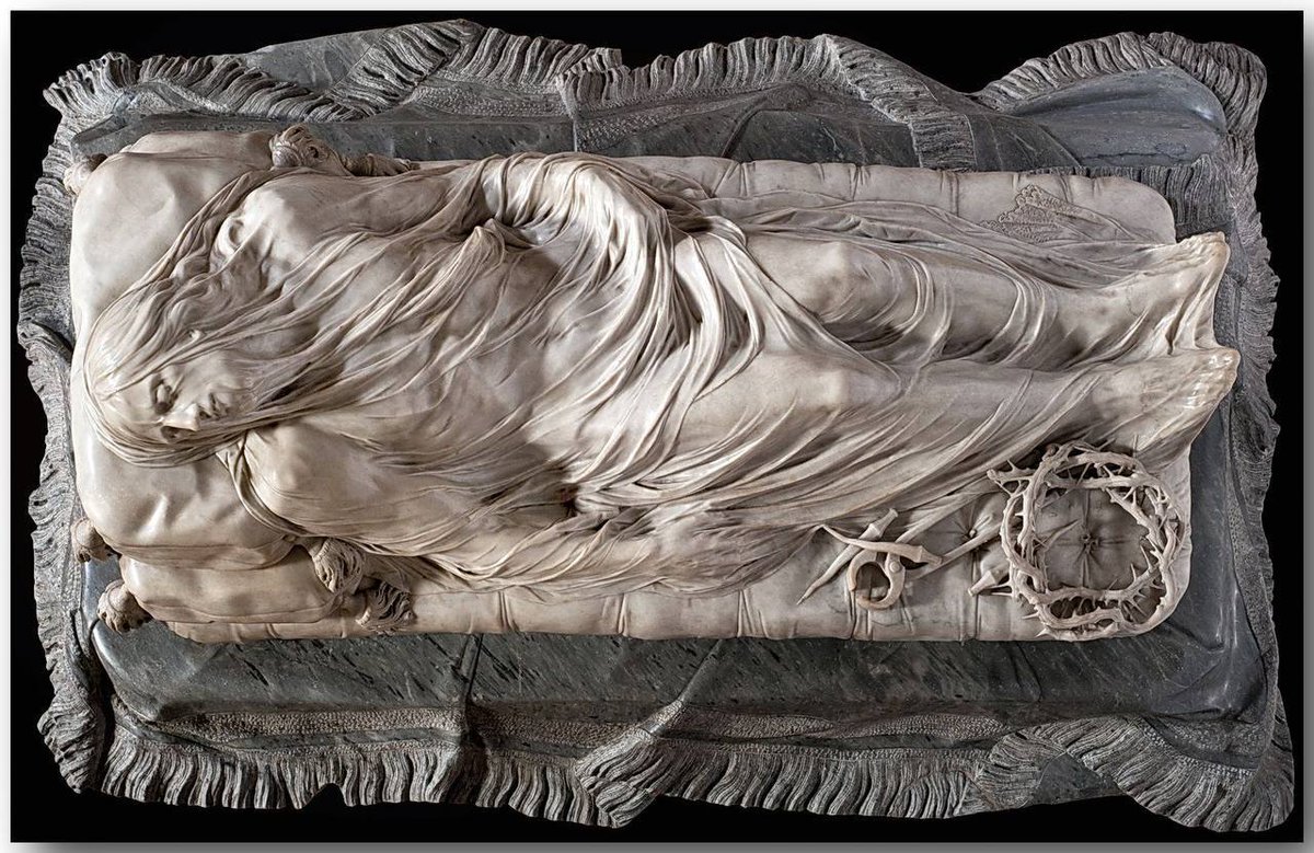 andtartary2's tweet image. The Veiled Christ is a 1753 marble sculpture by Giuseppe Sanmartino displayed in the Sansevero Chapel in Naples (Italy). The Veiled Christ is considered one of the most remarkable sculptures in the world.