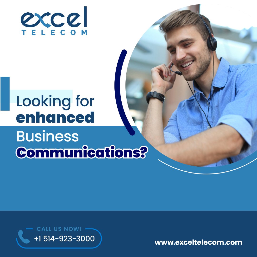 ExcelTelecominc's tweet image. From SIP lines to cloud telephony and enhanced call center features, ExcelTelecom’s solutions can take your business communications to the next level!

exceltelecom.com/en/contact-us/ 

#exceltelecom #phoneproviders #cloudphonesystems #businesscommunications #businesssolutions