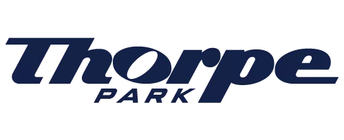 Thorpe Park's brand NEW logo- beginning from the opening of ‘Hyperia’, the UK’s fastest and tallest coaster... marking the start of a new era for the theme park!