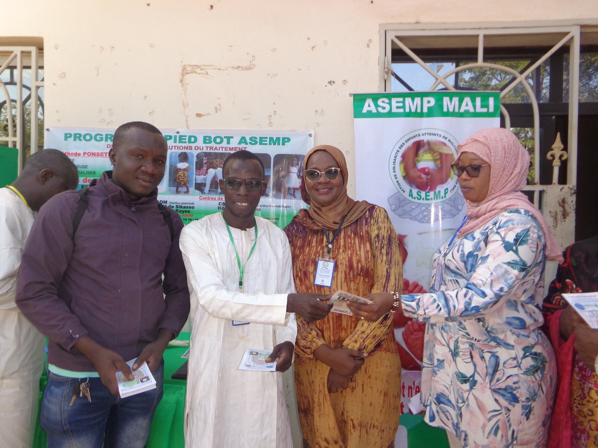 MaliAsemp's tweet photo. JOURNÉE INTERNATIONALE DES PERSONNES HANDICAPÉES AU MALI
L’équipe du Programme Pied Bot ASEMP Mali a magnifié cette journée internationale des personnes handicap à la #Maison_des_Ainés_de_Bamako. https://t.co/Er6De8zMfe