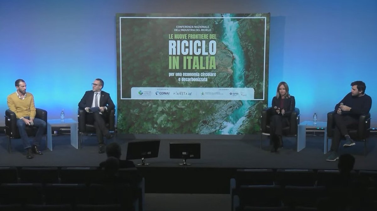 #RicicloItalia23 Diego Arbizzoni #ReOpen: #riciclo moduli fotovoiltaici #Innovazione di sistema per la promozione e circolarità delle tecnologie per la produzione di energie rinnovabili. In 3 anni gestititi più di 15.000 tonnellate di #RAEE #fotovoltaico in Italia