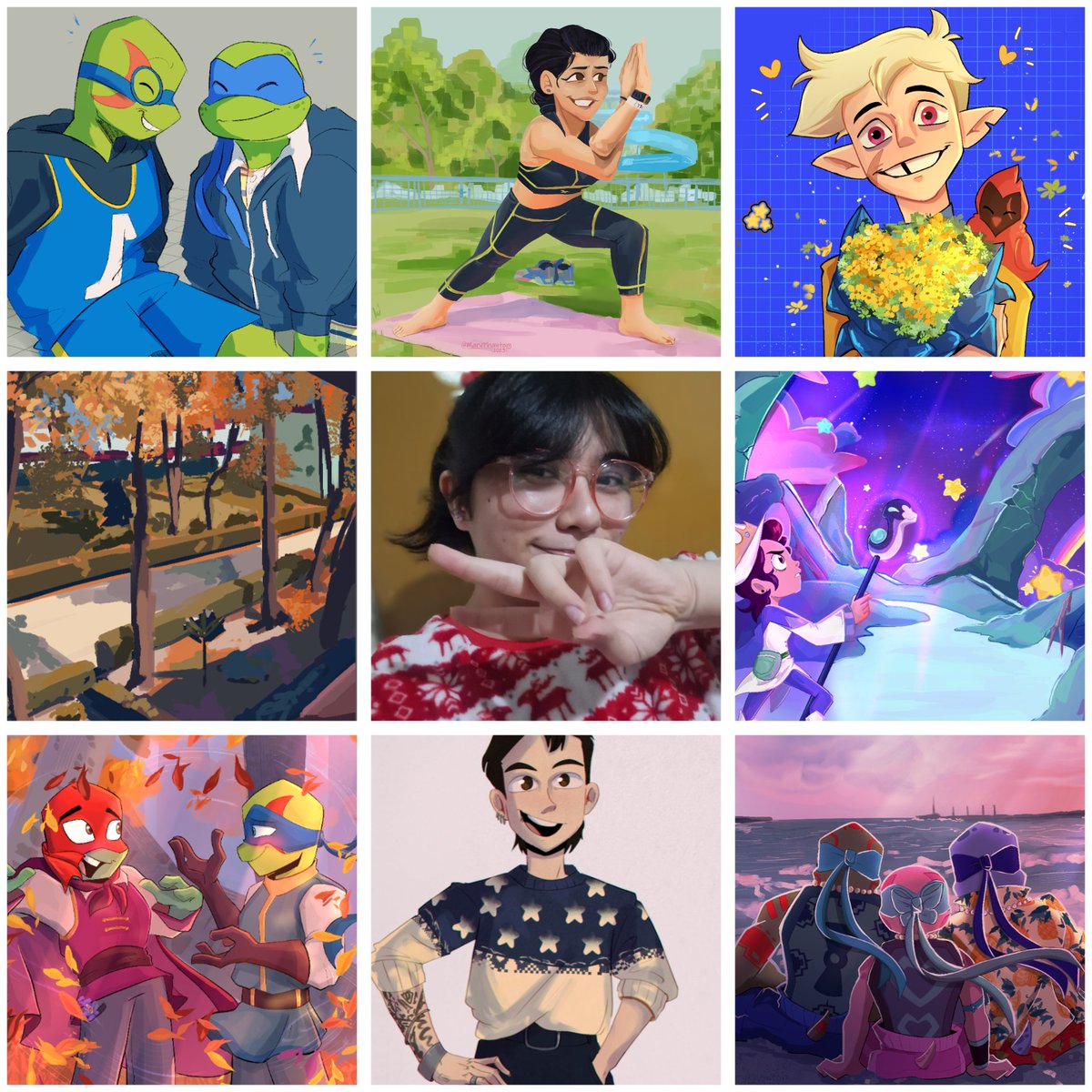 #artvsartist2023 this was the year of the backgrounds (and teaching hehe) 💖✨️