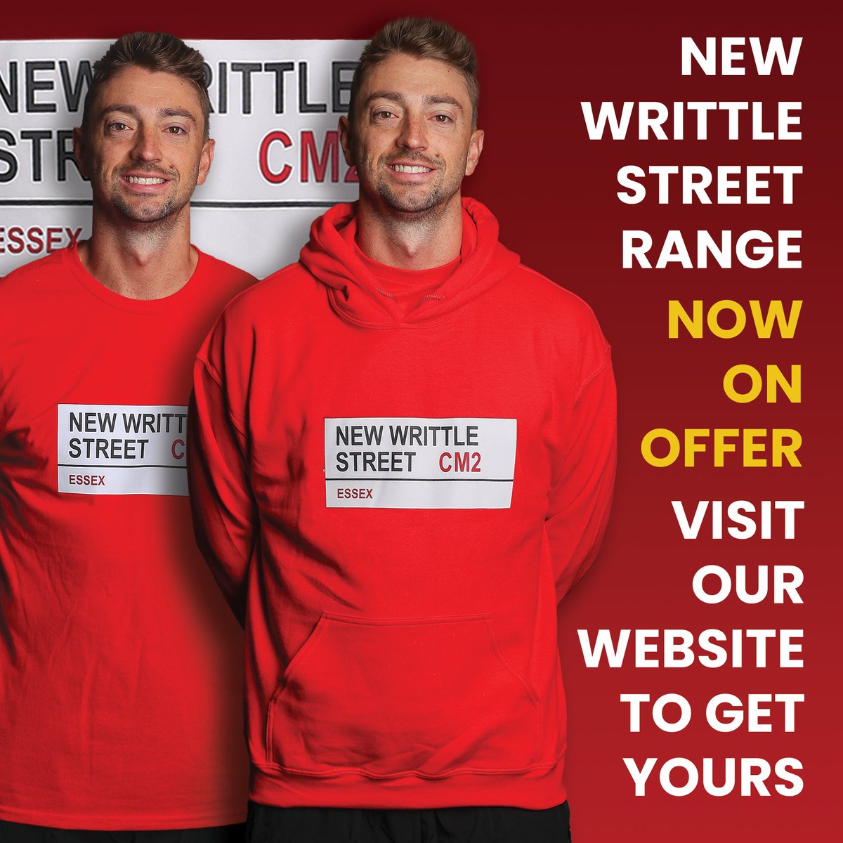 Our New Writtle Street Range is now included in our Christmas offer!🎄 Save yourself 25% on any NWS product, whether that's a shirt or a hoodie, represent the home of the county ground this Christmas!📢 Shop in-store or online at essexcricketshop.co.uk🛒