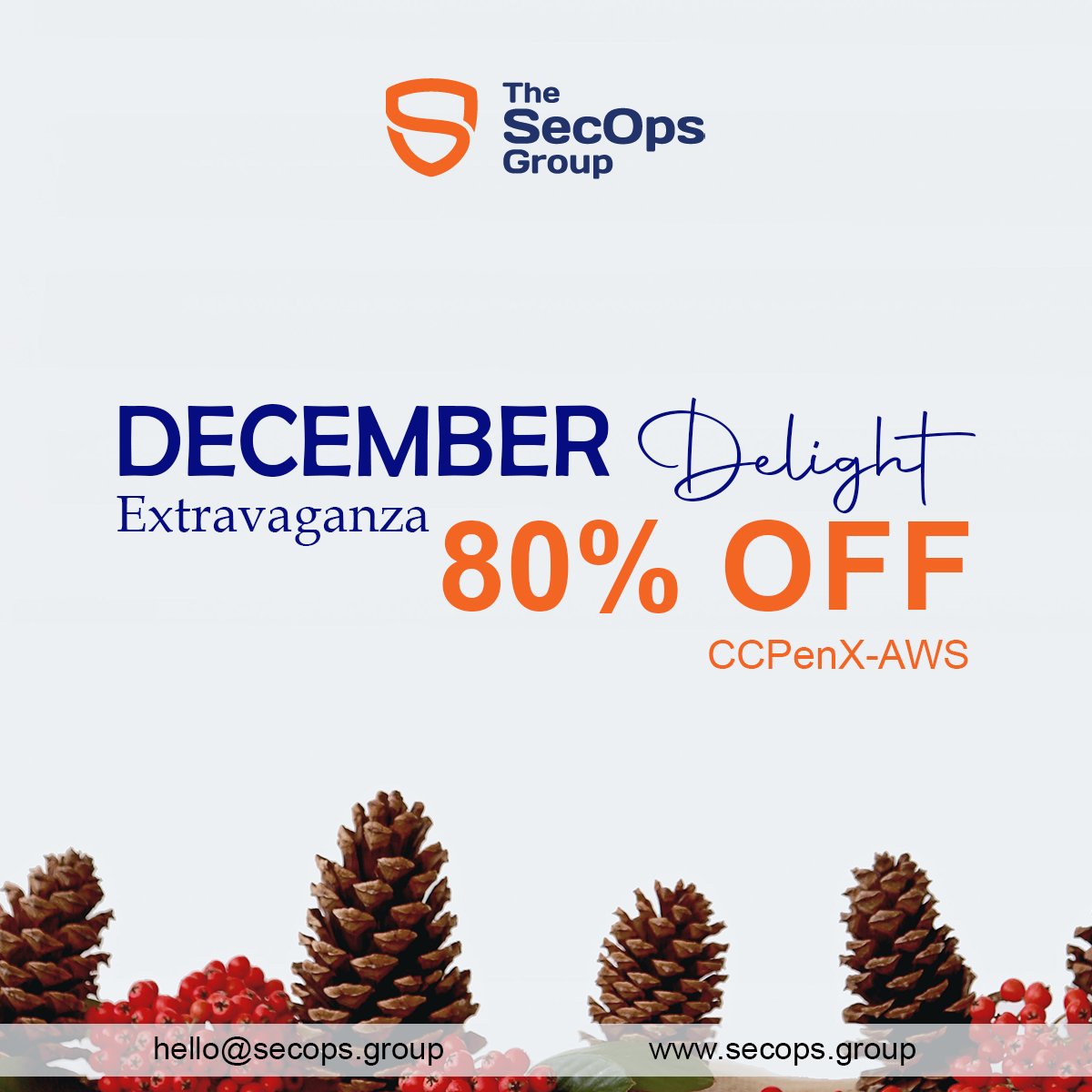 🌟 December Delight Extravaganza! 🌟 Unwrap a new chapter of learning with an incredible 80% off on the Certified Cloud Penetration Tester (CCPenX-AWS) Exam! Elevate your AWS security skills and propel your career forward. This exclusive offer glimmers throughout December. Use…