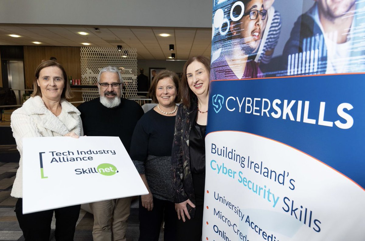 Smiles all round, as Cyber Skills and Tech Industry Alliance Skillnet TIAS announce their recent education partnership. Read More: linkedin.com/posts/cyberski…