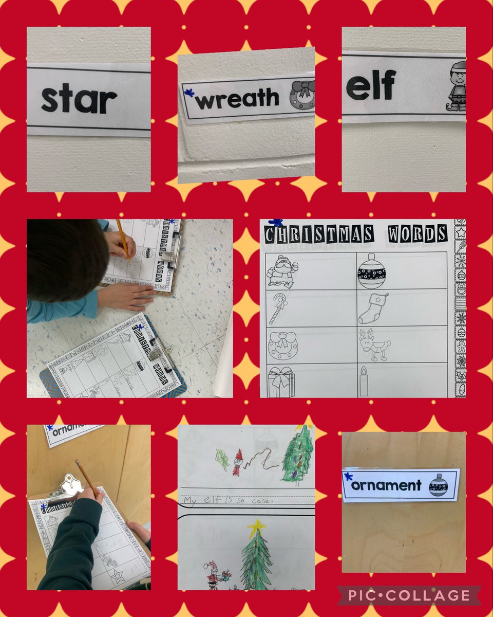 Christmas vocabulary scavenger hunt!!!!