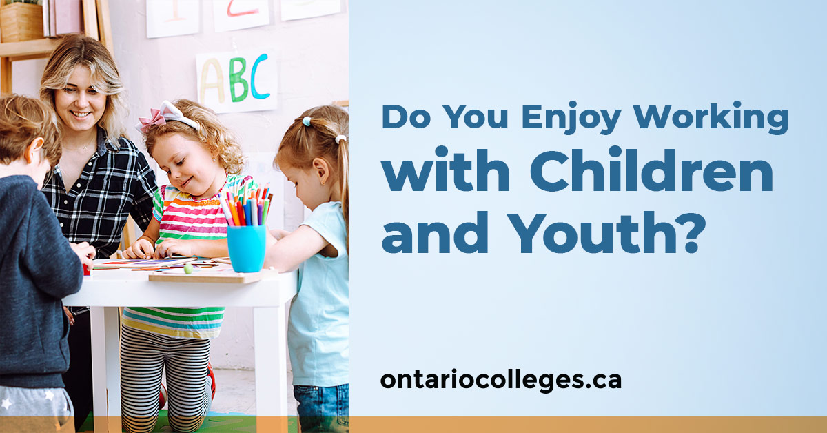 Build your career in childcare by attending Early Childhood Education, Child and Youth Care, or Developmental Services programs at college! Visit ontariocolleges.ca to explore your options. #CYC #ECE #OntarioColleges