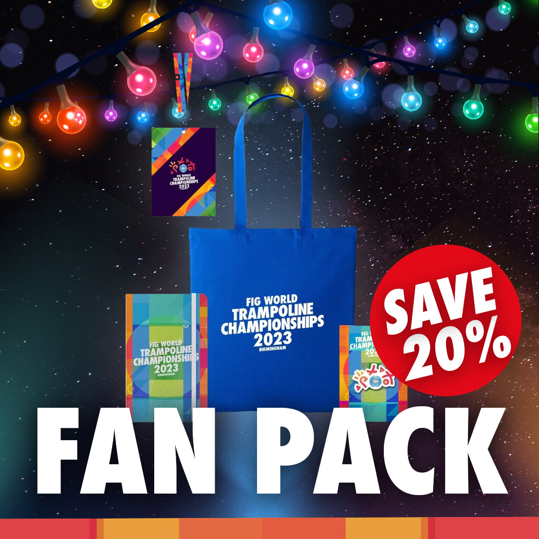 WTGC2023's tweet image. Light up someone’s Christmas with 20% off the entire range of #WTGC2023 merchandise! 🎁

This is the perfect Christmas gift for any fan of the event and will have them jumping for joy! 🤸

#TRAWorlds2023 #Trampoline #Gymnastics 

🛍️ worldtrampolinegymnastics2023.shop