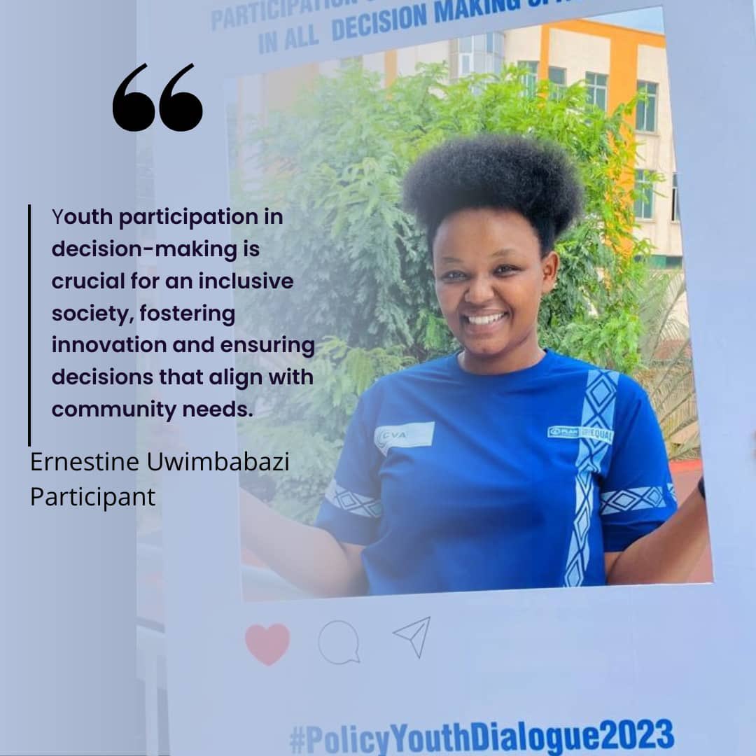 Empowering young voices cultivates responsible citizenship, fostering a sense of belonging and commitment, and as well contributing to a more sustainable society!

Inspire Engage and Connect!

#YouthEngagement 
#OurVoiceOurFuture
#YouthPolicyDialogue2023