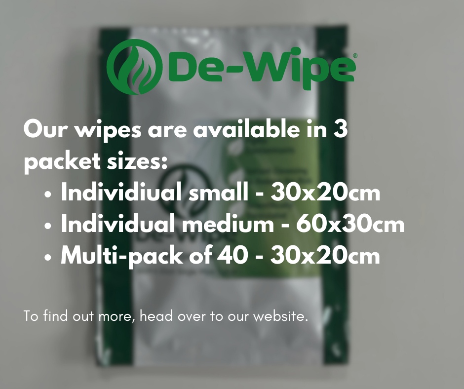 De_Wipe's tweet image. To find out more about our wipes, check out our website: dewipe.com

Reduce the risk. Don&apos;t take it home.

#dewipe #reducetherisk #donttakeithome