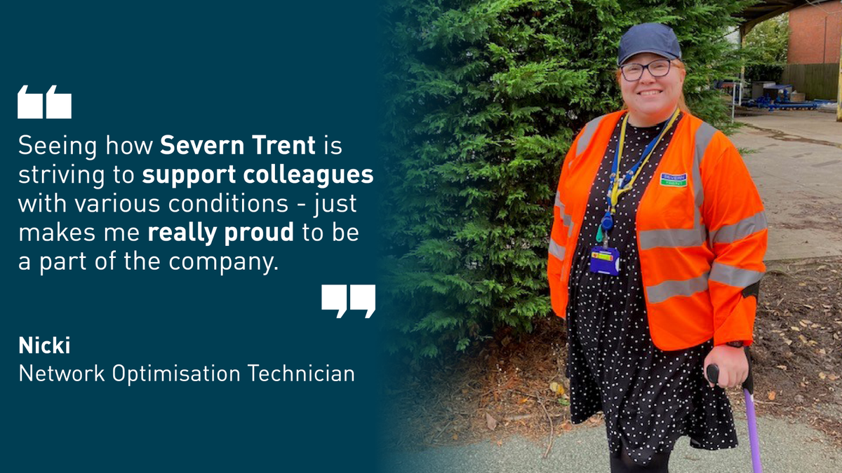 Nicki’s story is a unique one, and we’ve enjoyed chatting to her as she opens up about how she manages her disability and working life here at Severn Trent.
 
Read Nicki’s story: ms.spr.ly/6013iVOj5
#WeDoMoreBecauseWeCare #UKDisabilityHistoryMonth
