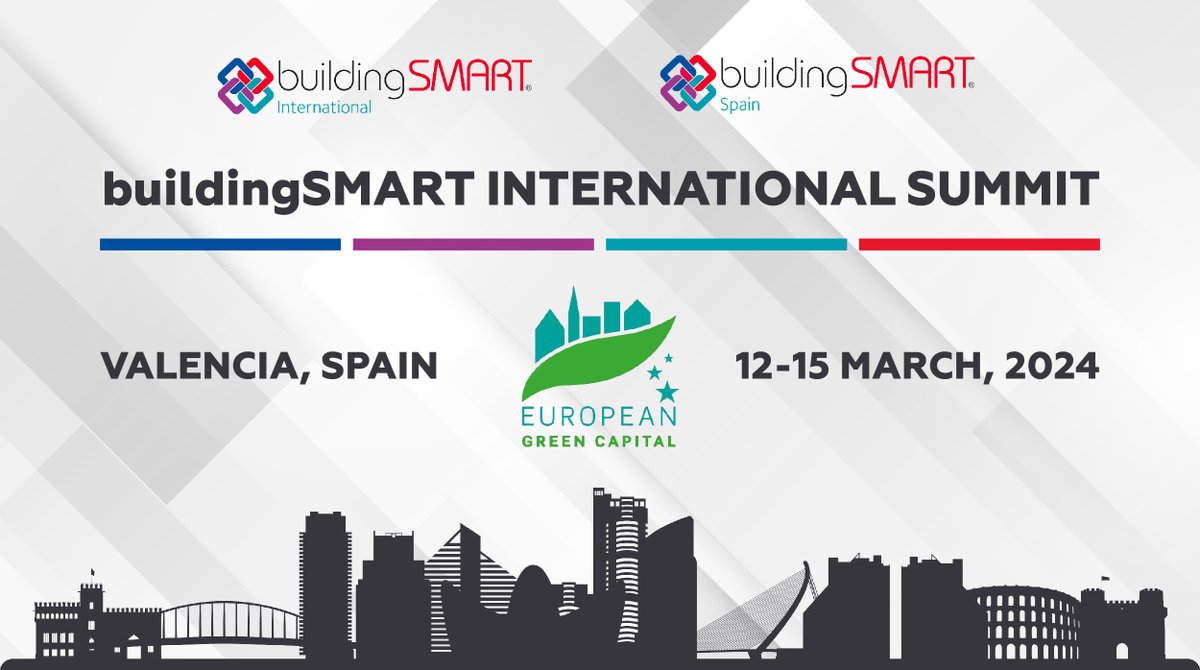Registration for the next #buildingSMART International Summit is LIVE!

Early bird tickets are available until Friday 12th Jan; use the discount codes on the registration page to receive a discount of up to €50 off your ticket.

hubs.ly/Q02d3nhL0

#openBIM #bSSValencia24