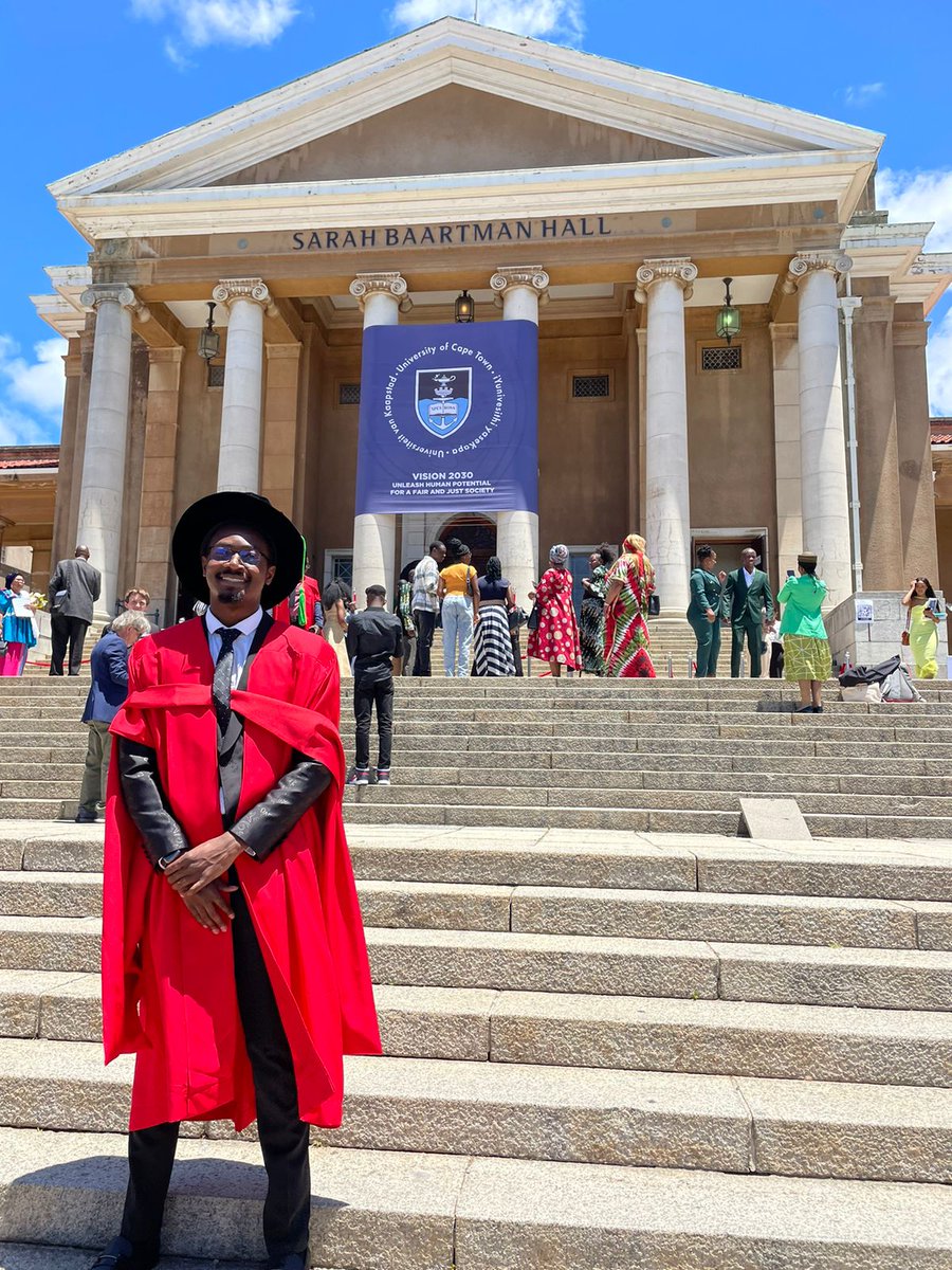 BARBARATANYANY1's tweet photo. So today my only son graduated at UCT and I am a proud mum.  He is ready to construct a new Zim infrastructure once these thieves are gone.  Welldone Dr @callmetinashe https://t.co/eqQHjFzjgO