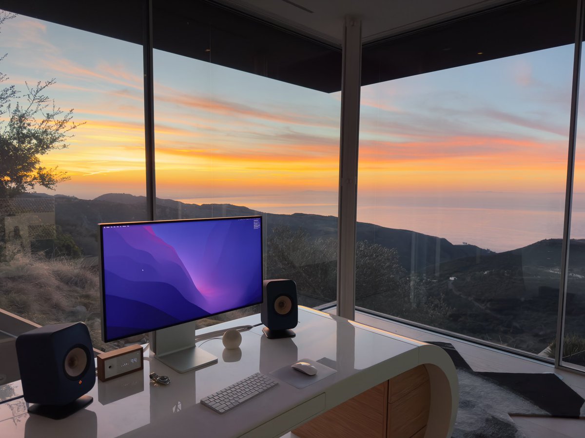 The reward for getting up before sunrise.