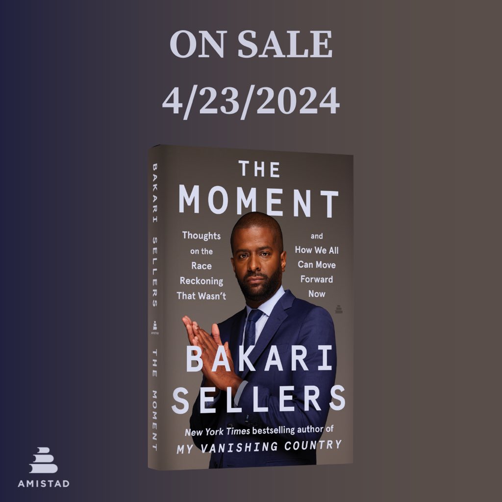 Bakari_Sellers's tweet image. Really excited to announce this new project. Grateful to @AmistadBooks @HarperCollins @PatriksPicks for another opportunity to share my work.
This book is timely as we explore the racial reckoning that wasn’t.
Please pre-order at: harpercollins.com/products/the-m…