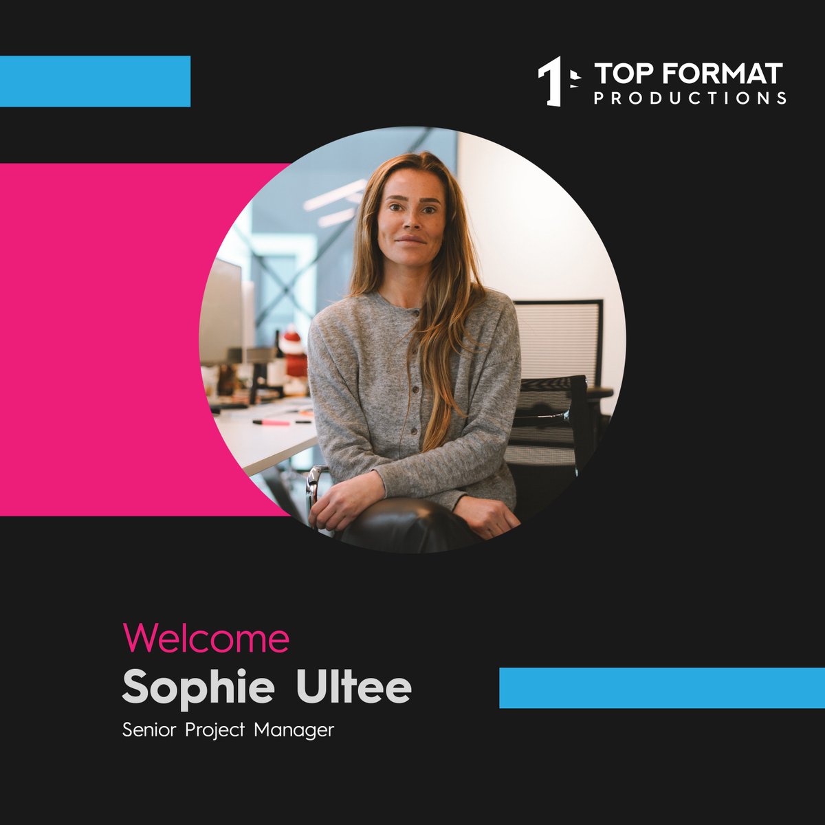 topformat's tweet image. A warm welcome to Sophie, the latest addition to the Top Format team. Sophie has years of experience in the advertising world and with audio production studios. We're super excited to have her on board!