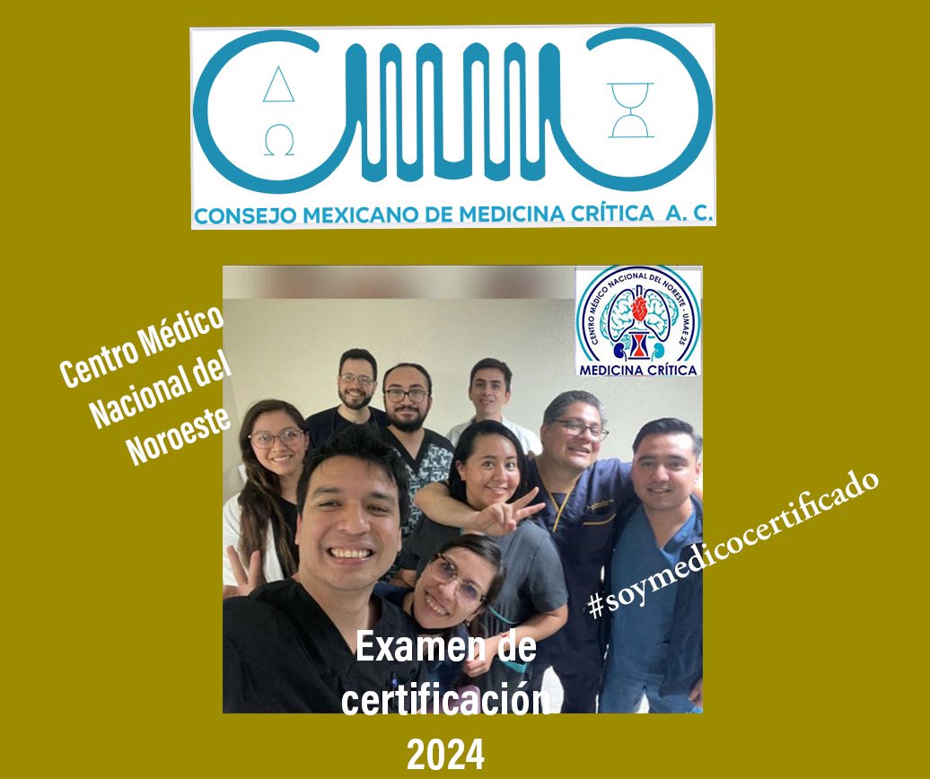 ConMexMedCrit's tweet photo. #soymedicocertificado https://t.co/nk2SuB4Hb5