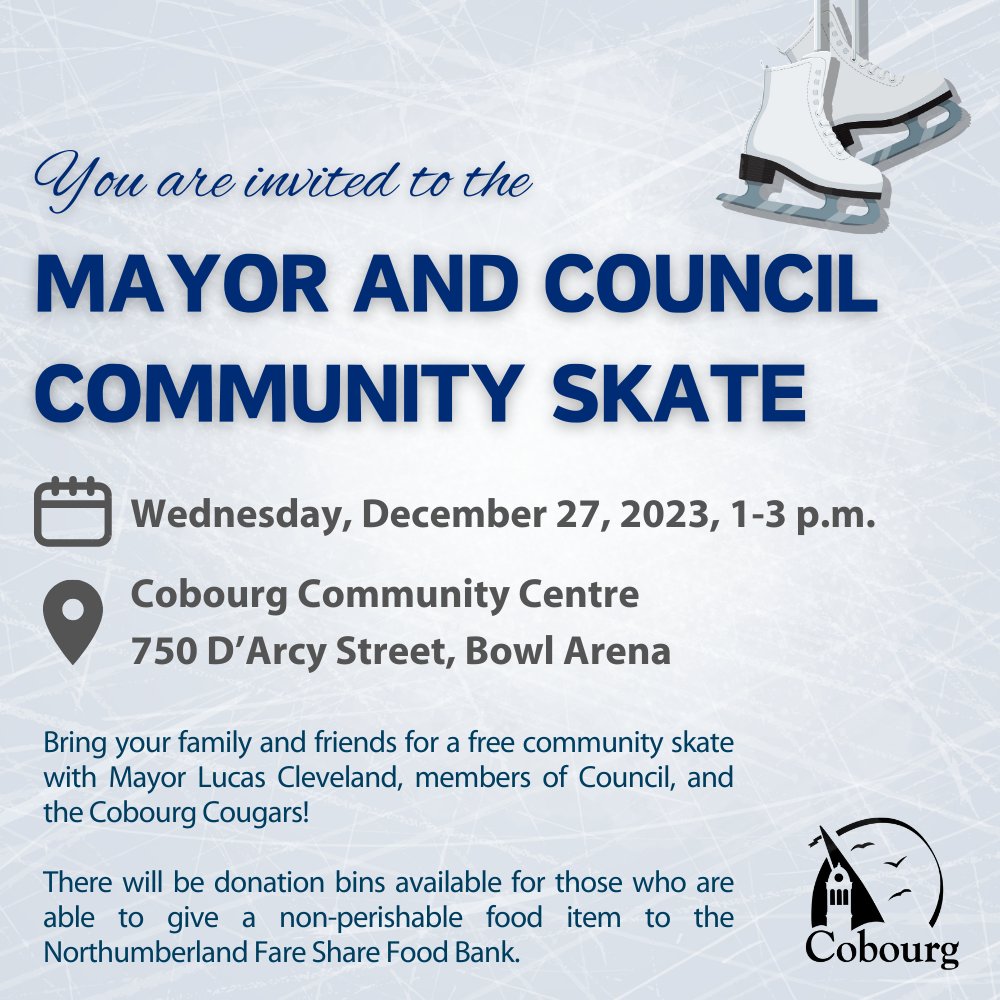 EVENTS: The Town will be hosting a variety of events to celebrate the holiday season and New Year, and all residents and visitors are invited to attend! ⛸️ Mayor & Council’s Community Skate 🎇 First Night 🥳 Mayor & Council’s New Year's Levee 👉 Read more: bit.ly/3NrER0q