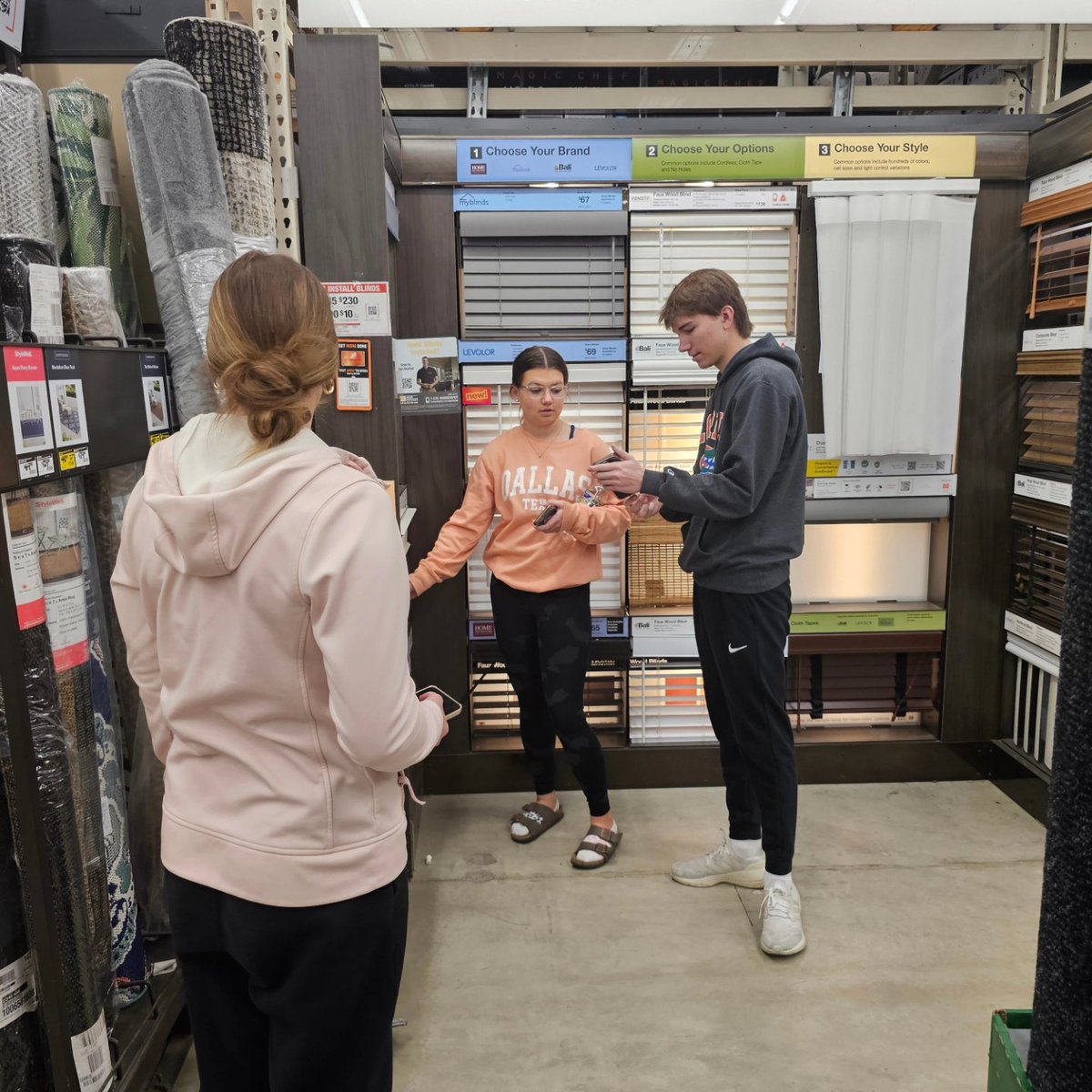 Interior Design went on their field trip today to Home Depot to find samples for their final project. #WeAreLemont #InteriorDesign <a href="/LHS210Krolo/">Mrs. Krolo</a>