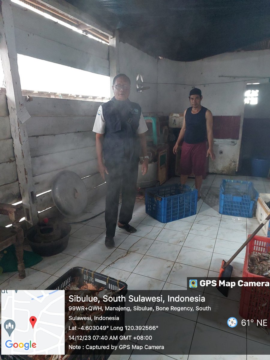 MSyafruddin15's tweet photo. Kamis (14/12/2023), M. Syafruddin, Luhkan Kab. Bone, di KUB Sipakaenre, Buana laut, putra manajengDs Manajeng, melaporkan tangkapan Rajungan, bubu/pukat, malam/pagi, sebanyak 250 kg, harga Jual 60.000/kg #GiatLuhkanSatminkalMaros#Bone#Tangkap https://t.co/L3PLLeh3Se