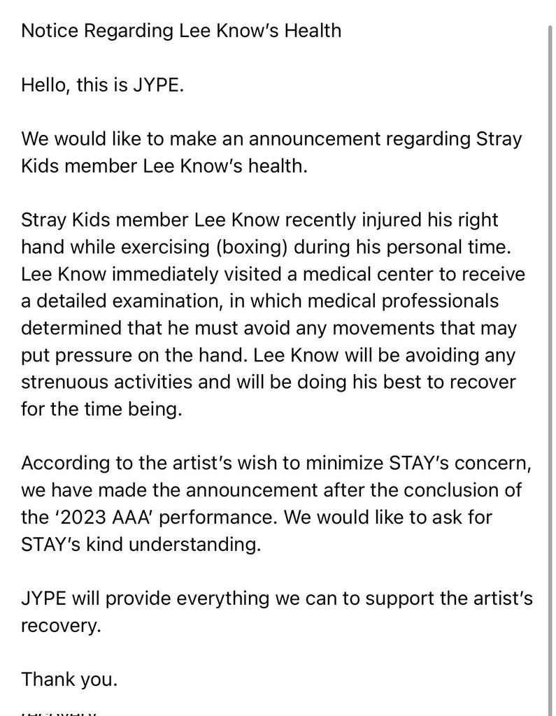 Stray Kids : Notice