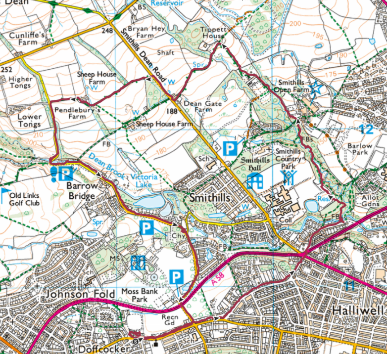 boltonwalking's tweet photo. WEDNESDAY 13th DECEMBER 2023 - Smithills and Barrow Bridge.

⛰️ No summits, high point around 220m.

🥾 7.8km, or just over 5 miles, with 140m ascent.

⏱️ 1 hour 45 mins.

#guidedwalks #hiking #walking #bolton #smithills #heaton #BarrowBridge @SmithillsColle1 @WoodlandTrust https://t.co/zZ3pBfsX7V